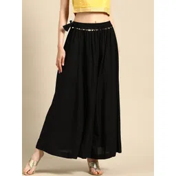 TAG 7 Women Flared Ethnic Palazzos-picture-10