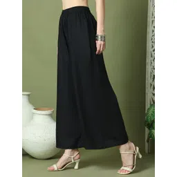 TAG 7 Women Flared Ethnic Palazzos image 3