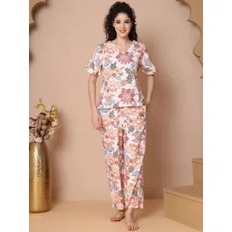 TAG 7 Women Floral Printed Night suit-picture-29