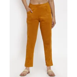 TAG 7 Women Mustard-Yellow Solid Ankle-Length Leggings-picture-41