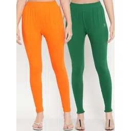 TAG 7 Women Pack of 2 Ankle Length Leggings-picture-25