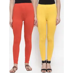 TAG 7 Women Pack Of 2 Solid Leggings-picture-35