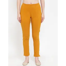 TAG 7 Women Pack Of 2 Solid Straight-Fit Ankle-Length Leggings image 5