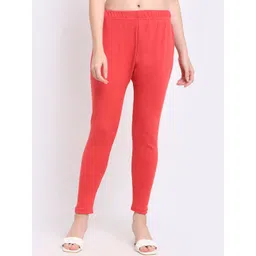 TAG 7 Women Pink Solid Woolen Leggings-picture-37
