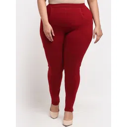 TAG 7 Women Plus Size Ankle Length Cotton Leggings-picture-33