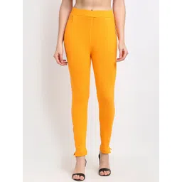 TAG 7 Womens Yellow Ethnic Cotton Legging-picture-24