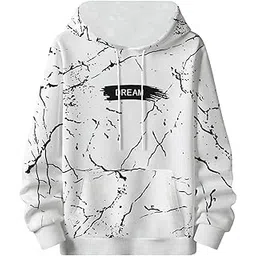 TAGDO Men's Letter Printed Pocket Front Drawstring Hoodie (2010)-picture-20
