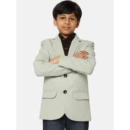 TAHVO Boys Single-Breasted Notched Lapel Slim Fit Blazers-picture-15
