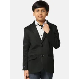 TAHVO Boys Single-Breasted Notched Lapel Slim Fit Blazers-picture-16