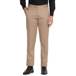 TAHVO Brown  Regular Fit Trousers-picture-20