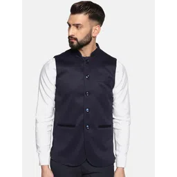 TAHVO Mandarin Collar Nehru Jacket-picture-11