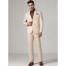 TAHVO Men Notched Lapel Single-Breasted Two-Pieces Suit-picture-36