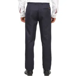 TAHVO Navy Blue  Slim Fit Trousers image 2