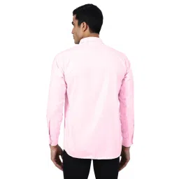 TAHVO Pink Cotton Slim Fit Shirt image 2