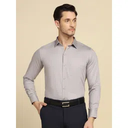 TAHVO Smart Slim Fit Spread Collar Formal Shirt-picture-27