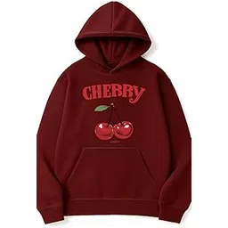 tailed beast BeigeWoMen & Man Cherry happyHooded SweatshirtHoodie for Men & Women-picture-54
