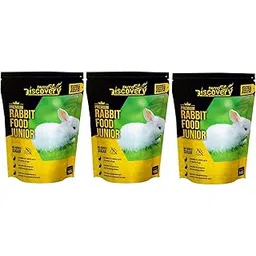 Taiyo Pluss Discovery Premium Junior Rabbit Food - 1 kg Pouch (Pack of 3) Totally 3 Pack-picture-19