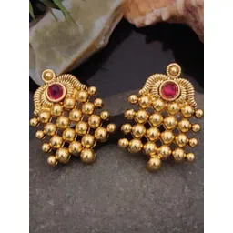 Tajoni Gold-Plated Alloy Studs-image-19