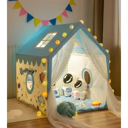 tajpara enterprise Girl's-and-Boy's Extremely Light Weight Play theme Tent House for Kids-picture-12