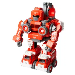 Tak Tak Toys Hyper Morphers The Ultimate Build & Play Police Set 133 Pieces - Red-picture-28