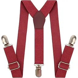 Take n Shine - Adult adjustable Maroon suspender for Men-picture-18