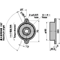TAKIGEN Self-Adjusting Damper Zinc Alloy Right Type, B-156-2-R-picture-29