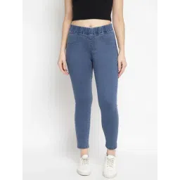Tales & Stories Blue Mid Rise Jeggings-picture-20