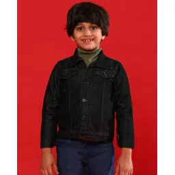 tales & stories Boys Denim Jacket with Flap Pockets-picture-50