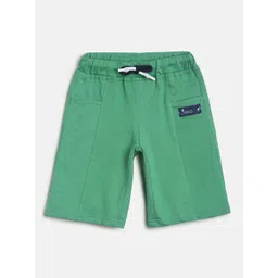 TALES & STORIES Boys Green Cotton Shorts-picture-28