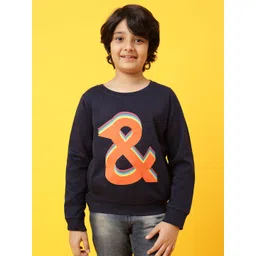 TALES & STORIES Boys Navy Blue Printed Sweatshirt-picture-49