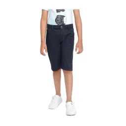 Tales & Stories Boys Navy Regular Fit Bermudas-picture-27
