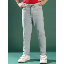 TALES & STORIES Boys Slim Fit Mid-Rise Stretchable Jeans-picture-49