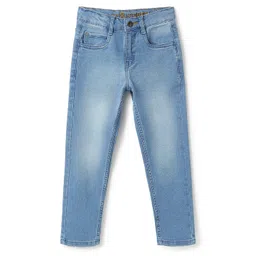 Tales & Stories Denim Mild Washed Slim Fit Jeans - Blue-picture-15