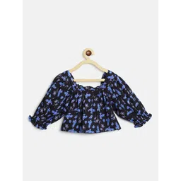 TALES & STORIES Floral Print Crop Top-picture-57