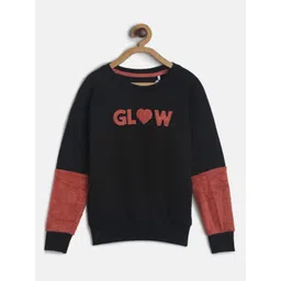 TALES & STORIES Girls Black Printed Sweatshirt-picture-32