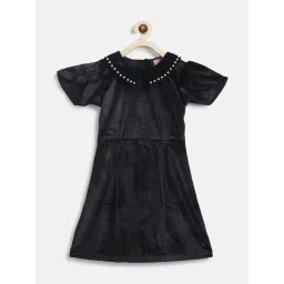 Tales & Stories Girls Black Regular Fit Dress-picture-40
