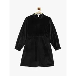 Tales & Stories Girls Black Regular Fit Dress-picture-10