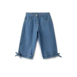 TALES & STORIES Girls Blue Capris-picture-33