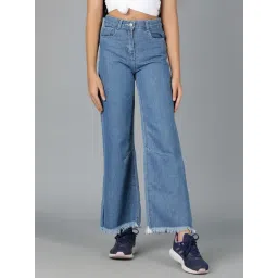 Tales & Stories Girls Blue Cotton Jeans-picture-39