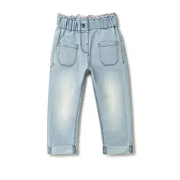 TALES & STORIES Girls Blue Slim Fit Mid-Rise Casual Stretchable Jeans-picture-24