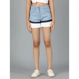 Tales & Stories Girls Light Blue Shorts-picture-38