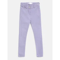 TALES & STORIES Girls Mid-Rise Slim Fit Trousers-picture-27