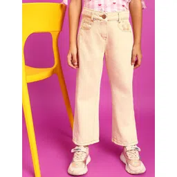 TALES & STORIES Girls Mid-Rise Straight Fit Cotton Jeans-picture-24