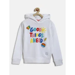 TALES & STORIES Girls Printed Hooded Pullover Sweatshirt-picture-27
