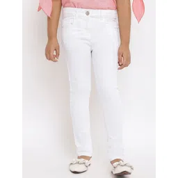 TALES & STORIES Girls Slim Fit Mid-Rise Stretchable Jeans-picture-21