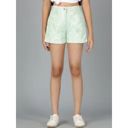 TALES & STORIES Girls Tie and Dye Cotton Washed with Technology Regular Shorts-picture-29