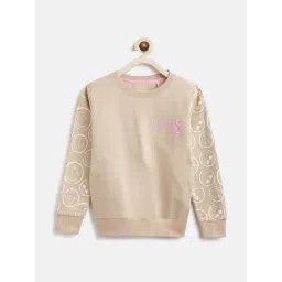 Tales & Stories Kids Beige Printed Full Sleeves Sweatshirt-picture-16