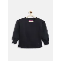 Tales & Stories Kids Black Solid Full Sleeves Sweatshirt-picture-43