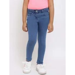 Tales & Stories Kids Blue Slim Fit Jeans-picture-15