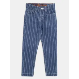 Tales & Stories Kids Blue Striped Pants image 1